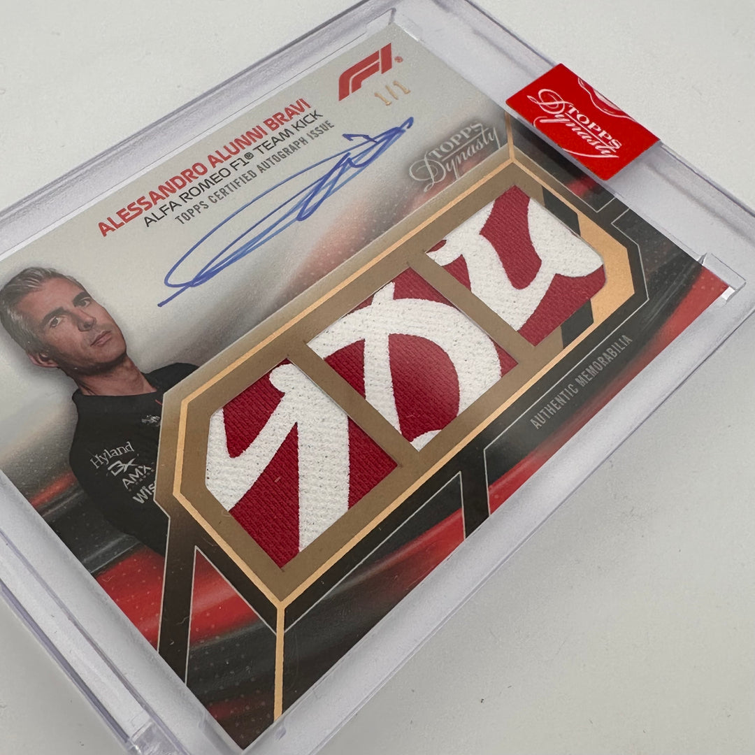 1/1 Alessandro Alunni Bravi #SDTRA-AAB - 2023 Topps Dynasty - Triple Relic
