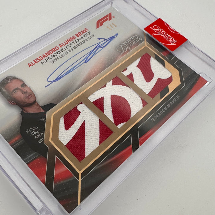 1/1 Alessandro Alunni Bravi #SDTRA-AAB - 2023 Topps Dynasty - Triple Relic