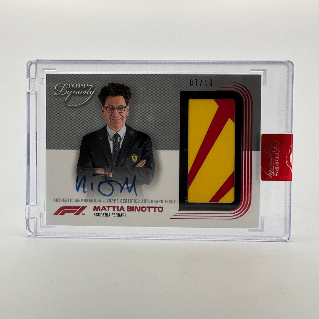 07/10 Mattia Binotto #DAP-MB - Ferrari - 2022 Topps Dynasty - Autograph Patch - Red