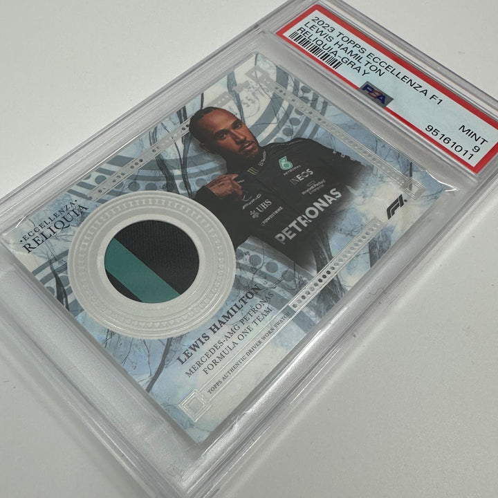 PSA9 - 55/75 - Lewis Hamilton - Grey - 2023 Topps Eccellenza Reliquia
