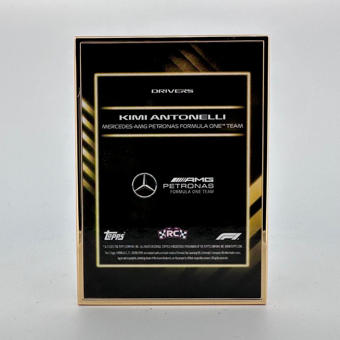 1/1 Gold Frame - Kimi Antonelli - Drivers - 2025 Topps Lights Out - Rookie Card