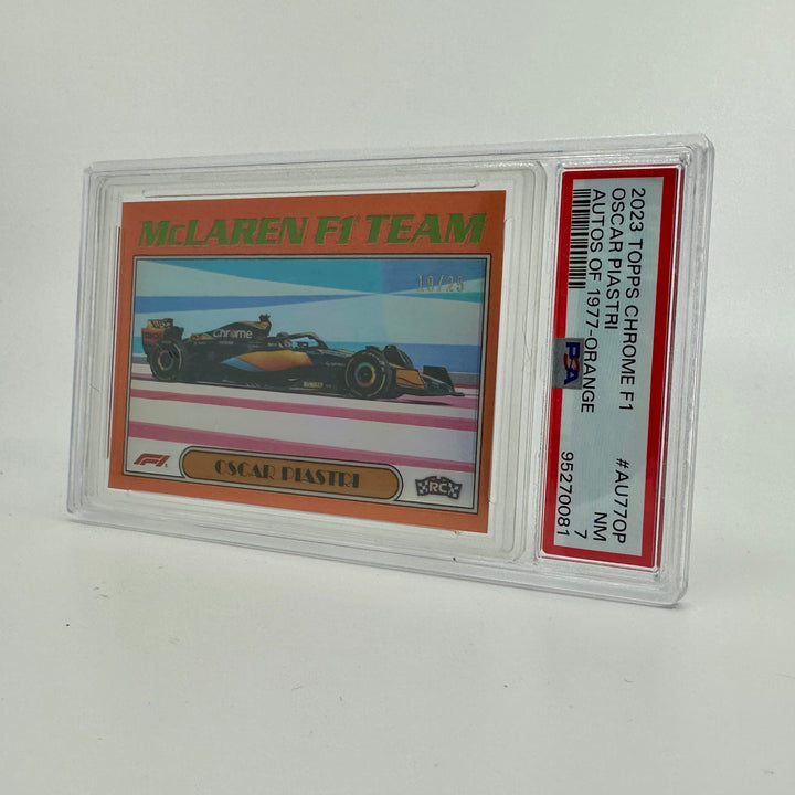 PSA7 - 19/25 Orange - Oscar Piastri - McLaren - #AU77-OP - 1977 - 2023 Chrome
