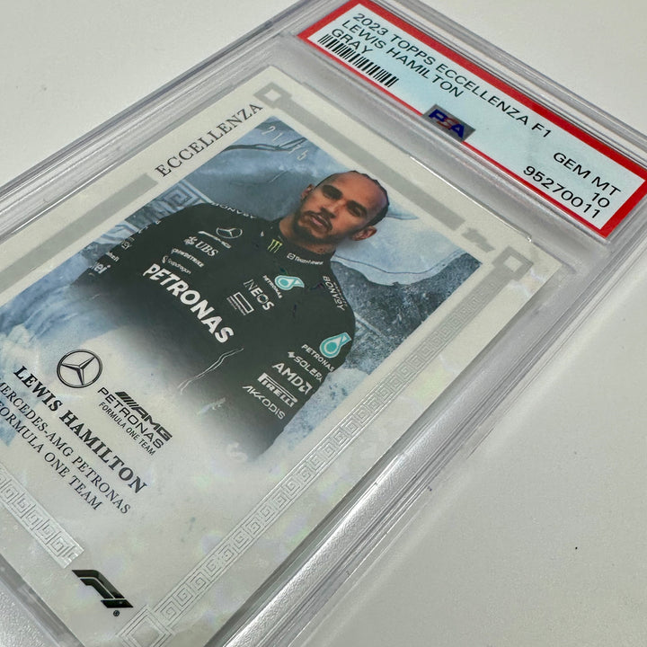 PSA 10 - 21/75 Lewis Hamilton - Gray - 2023 Eccellenza