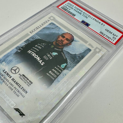 PSA 10 - 21/75 Lewis Hamilton - Gray - 2023 Eccellenza