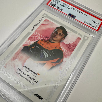 PSA9 - 07/10 Red - Oscar Piastri - 2023 Eccellenza Driver - Rookie Card