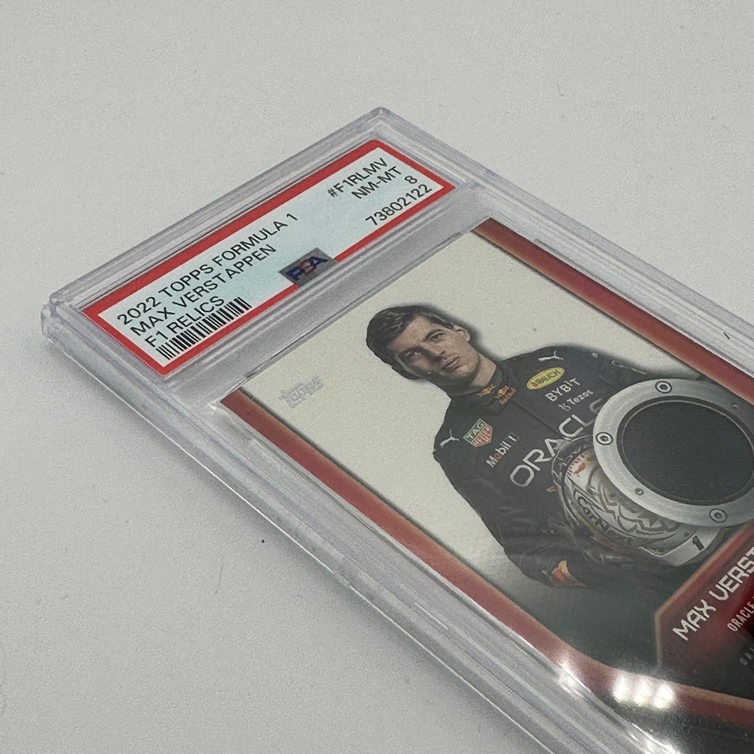 PSA 8 -  MAXVERSTAPPEN #F1RLMV - Relic Card