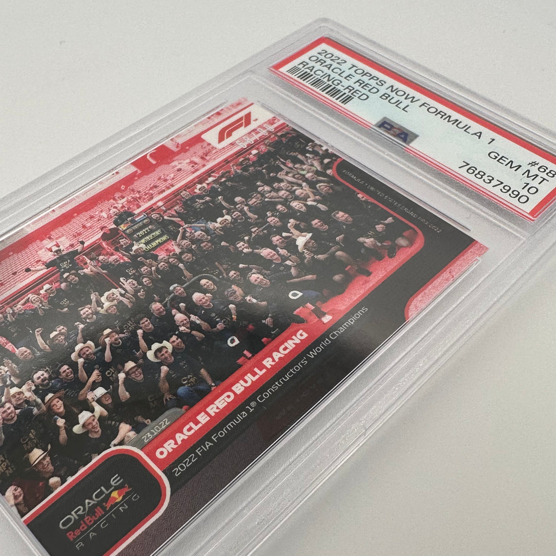 PSA 10 - 68/99 - ORACLE RED BULL RACING #68 - RED