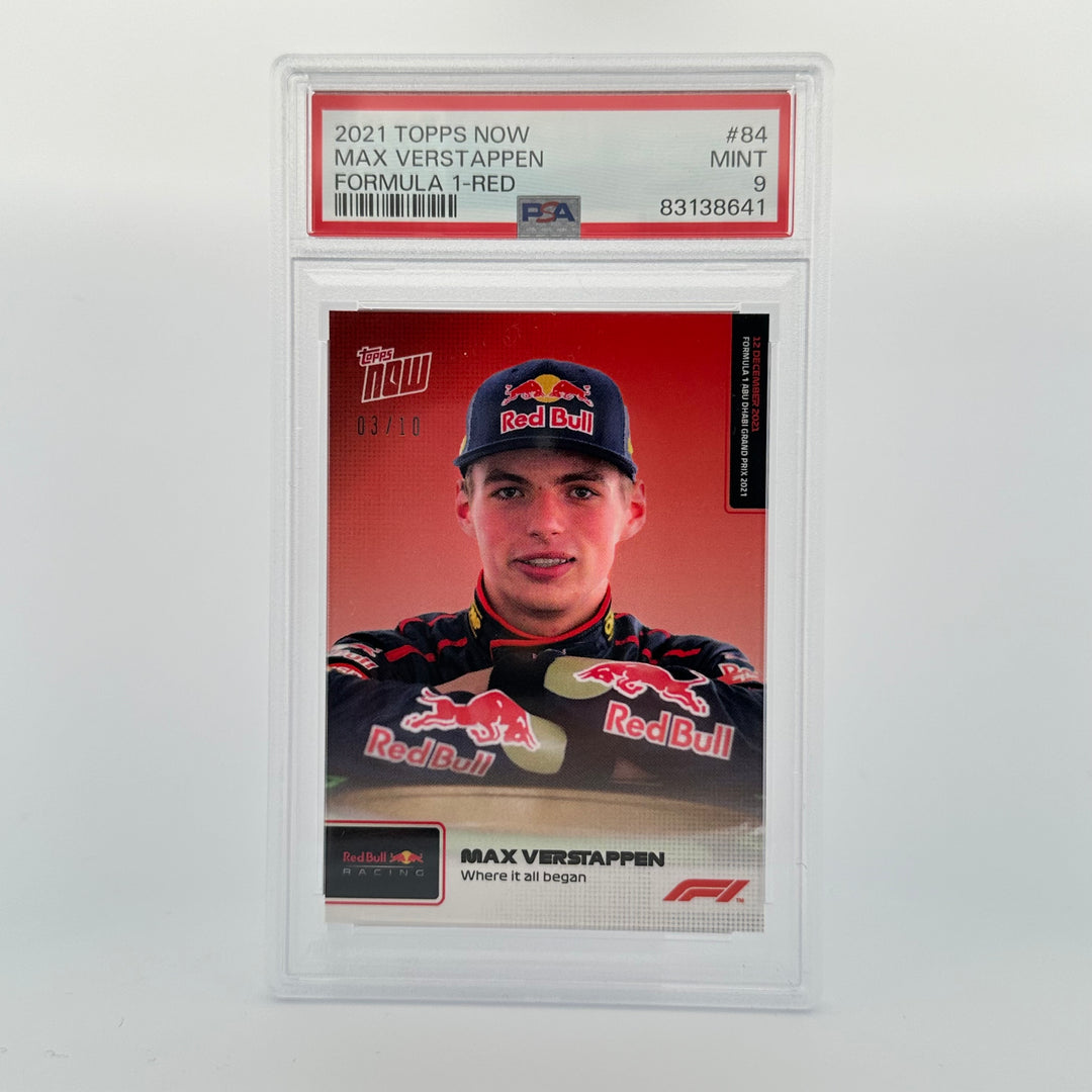 PSA 9 - 03/10 - Max Verstappen #84 - Red - Where it all began