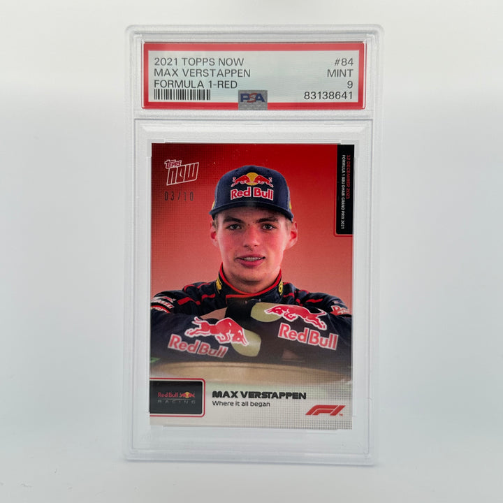 PSA 9 - 03/10 - Max Verstappen #84 - Red - Where it all began