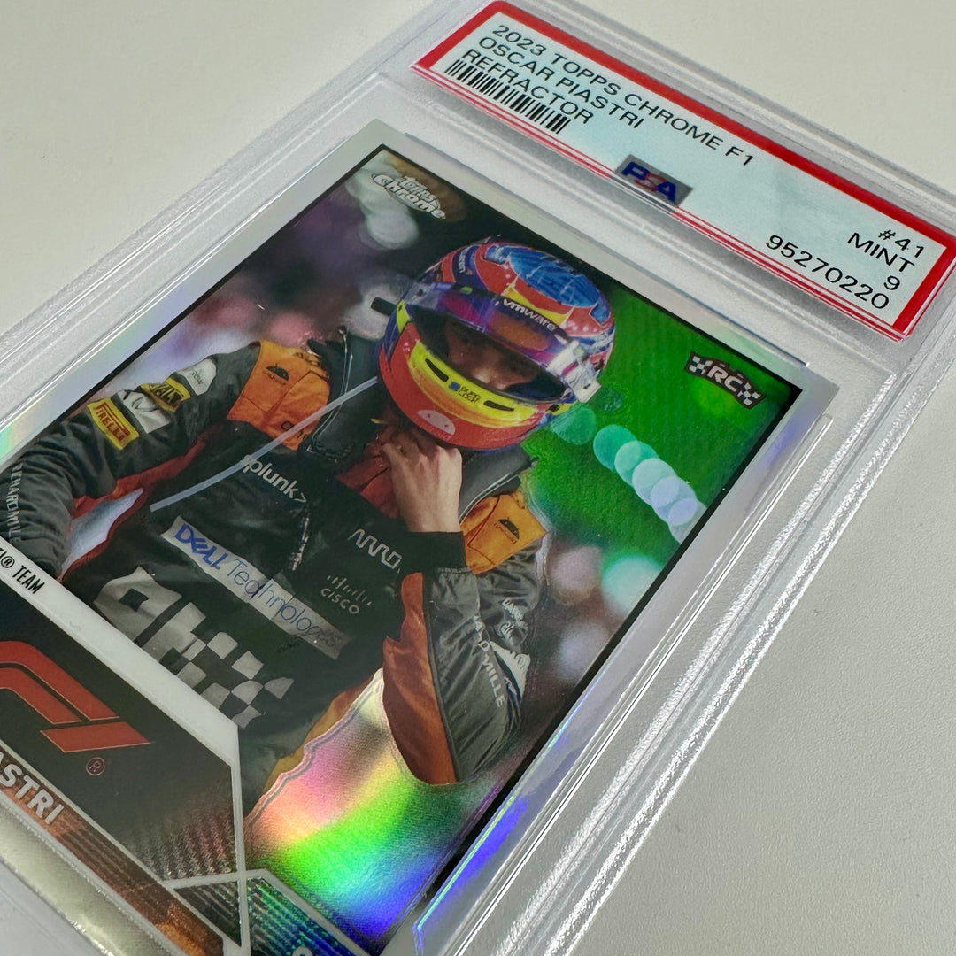 PSA 9 - Oscar Piastri #41 - Refractor - 2023 Topps Chrome