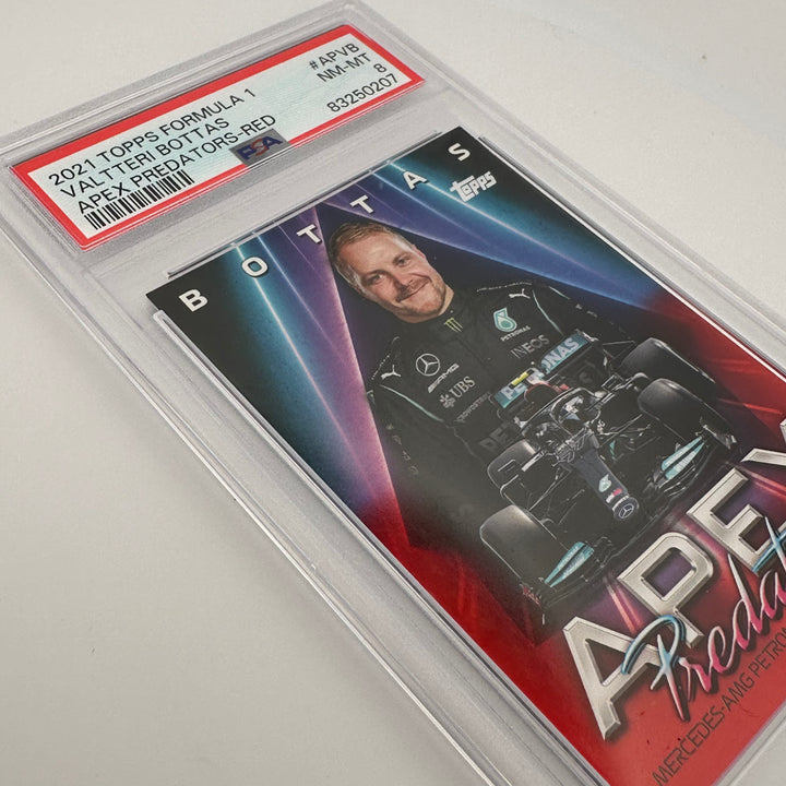 PSA 8 - 3/5 - Valtteri Bottas #APVB - Apex Predators - Red