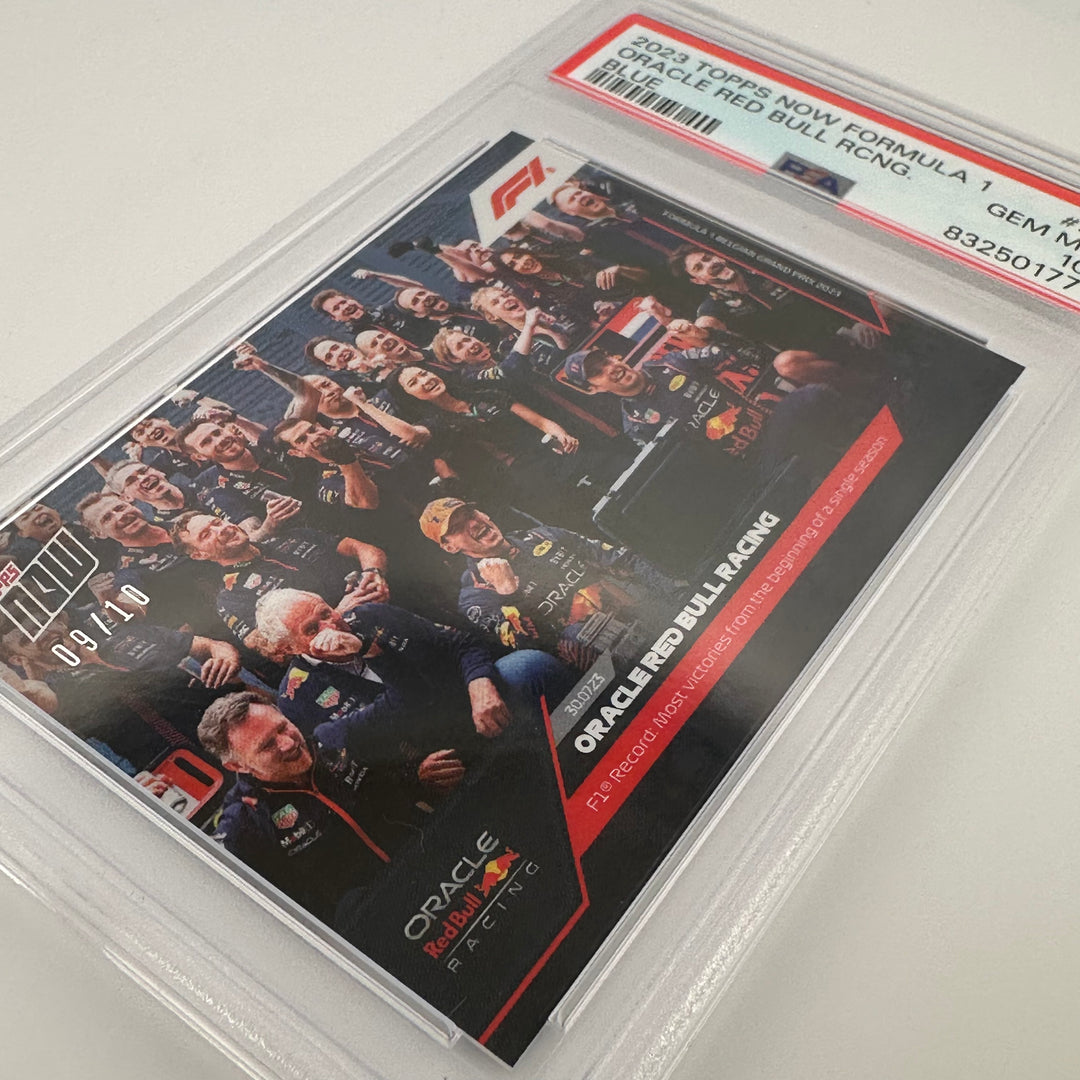 PSA 10 - 9/10 - Oracle Red Bull Racing #37 - Blue