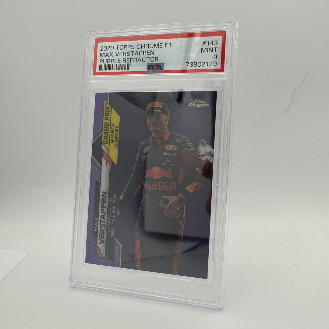 PSA 9 - 043/399 Max Verstappen #143 - Purple Refractor