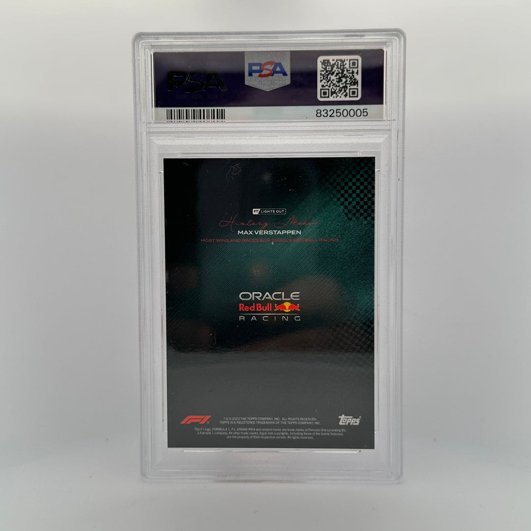 PSA 10 - /99 - Max Verstappen - Most Wins And Races - History Maker - Teal