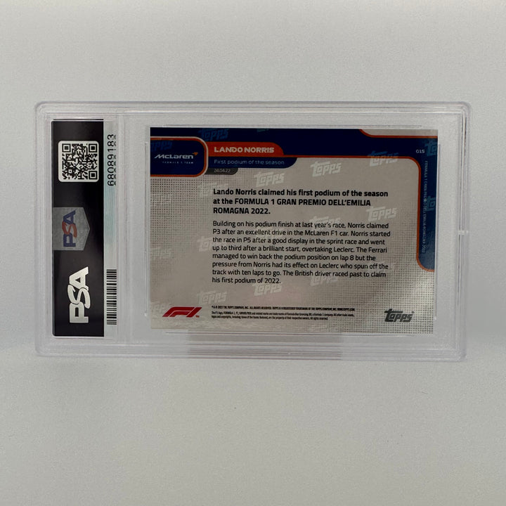 PSA 10 - 06/10 - Lando Norris #015 - Orange