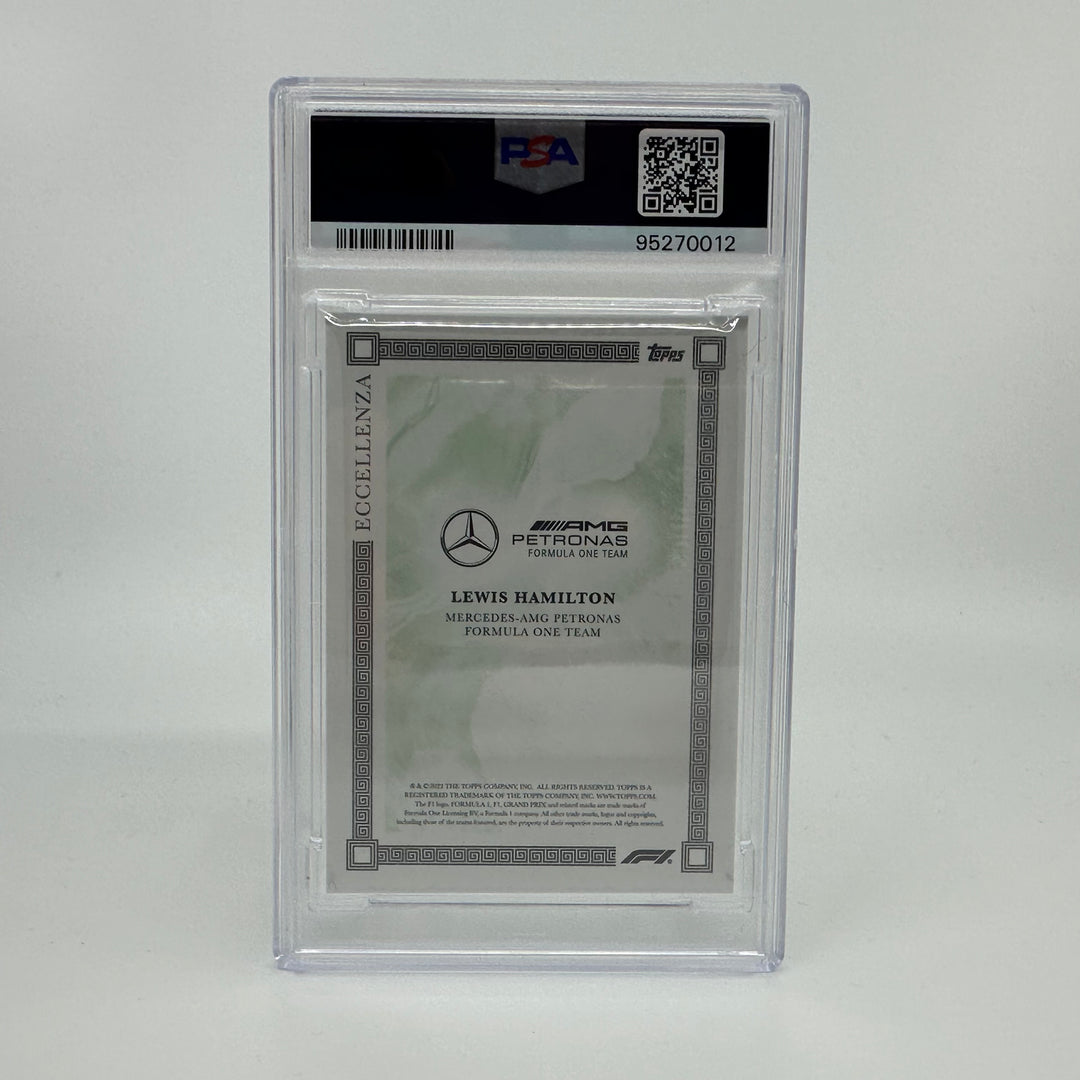 PSA 9 - 32/99 Lewis Hamilton - Green - 2023 Eccellenza