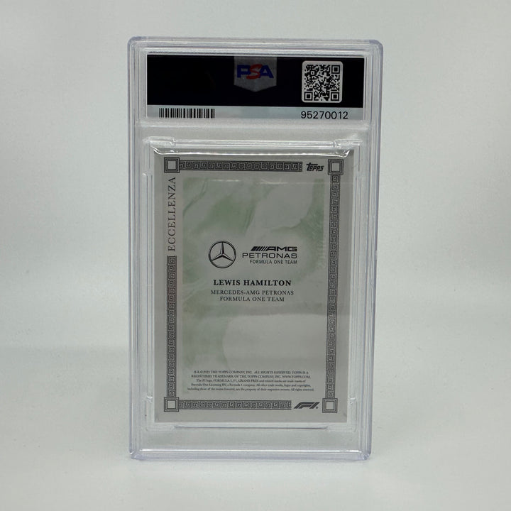 PSA 9 - 32/99 Lewis Hamilton - Green - 2023 Eccellenza
