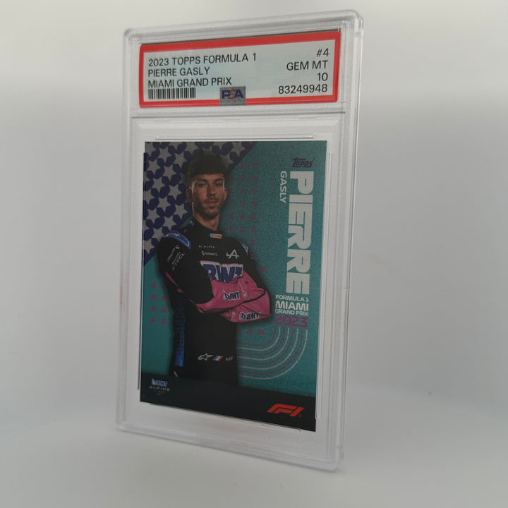 PSA 10 - Pierre Gasly #4 - 2023 Miami Grand Prix