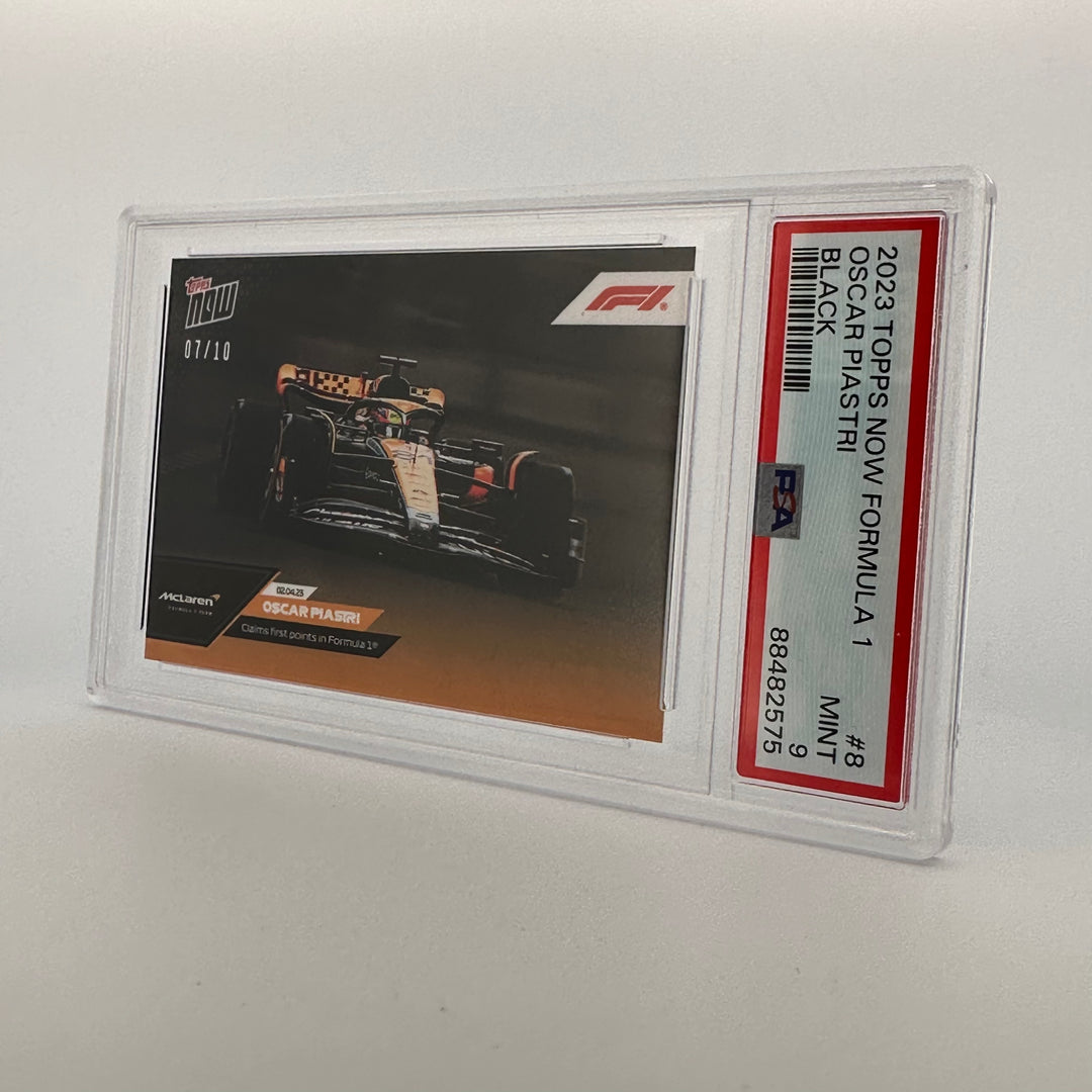 PSA 9 - 07/10 Oscar Piastri #8 - Black - 2023 Topps Now - POP 1