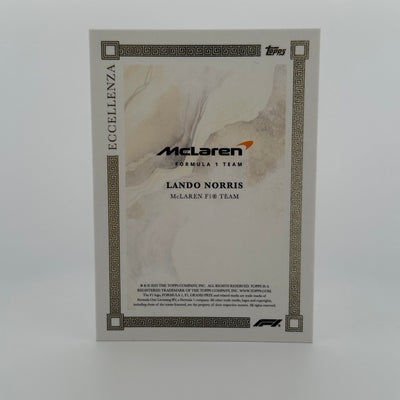 1/1 Gold Lando Norris - 2023 Topps Eccellenza Driver Profile