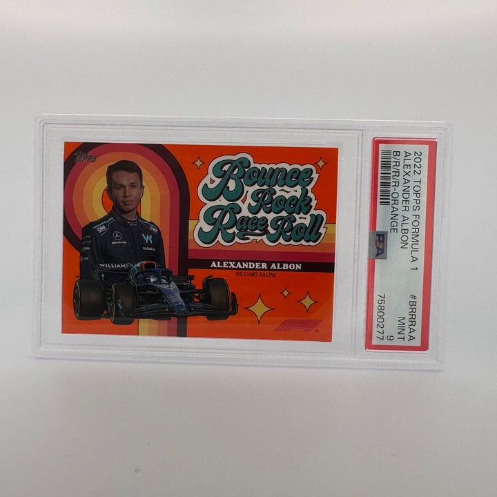 PSA 9 - 02/25 - Alexander Albon #BRRRAA - Orange