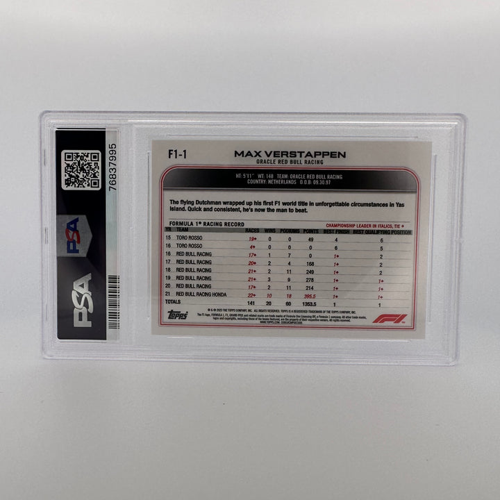 PSA 9 - MAX VERSTAPPEN #1 - INDUSTRY CONFERENCE - PROMO PACK