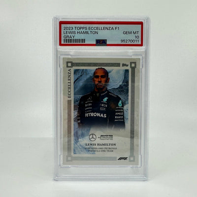 PSA 10 - 21/75 Lewis Hamilton - Gray - 2023 Eccellenza