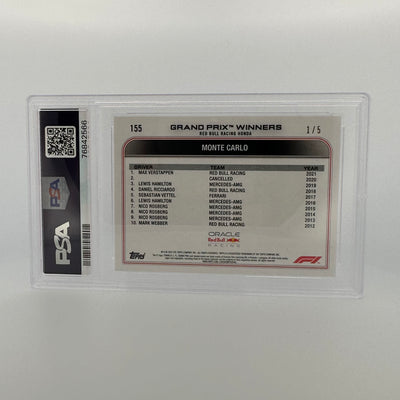 PSA 9 - 1/5 - MAX VERSTAPPEN #155 - RED