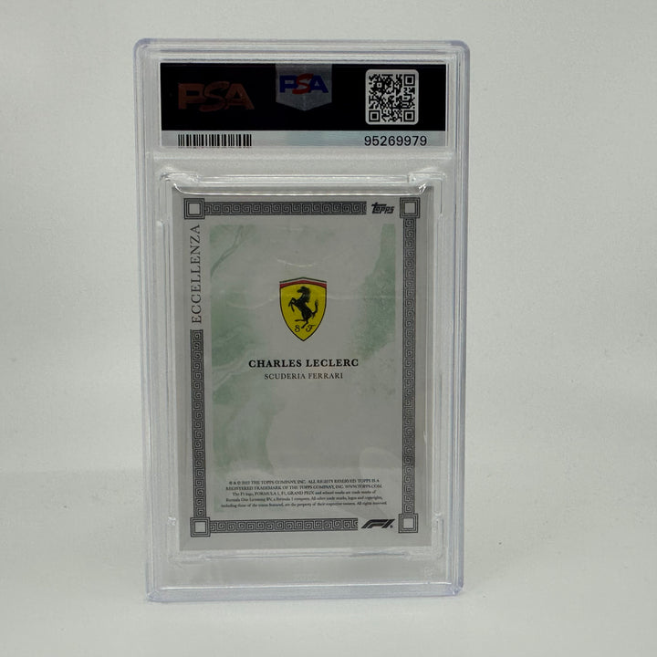 PSA 8 - 48/99 - Charles Leclerc - Green - 2023 Eccellenza
