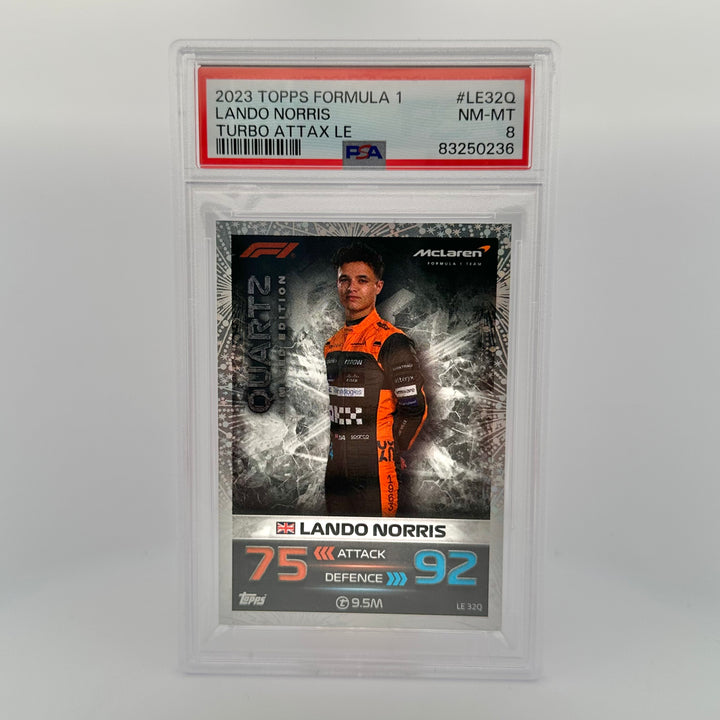 PSA 8 - Lando Norris #LE32Q - Quartz - Limited Edition