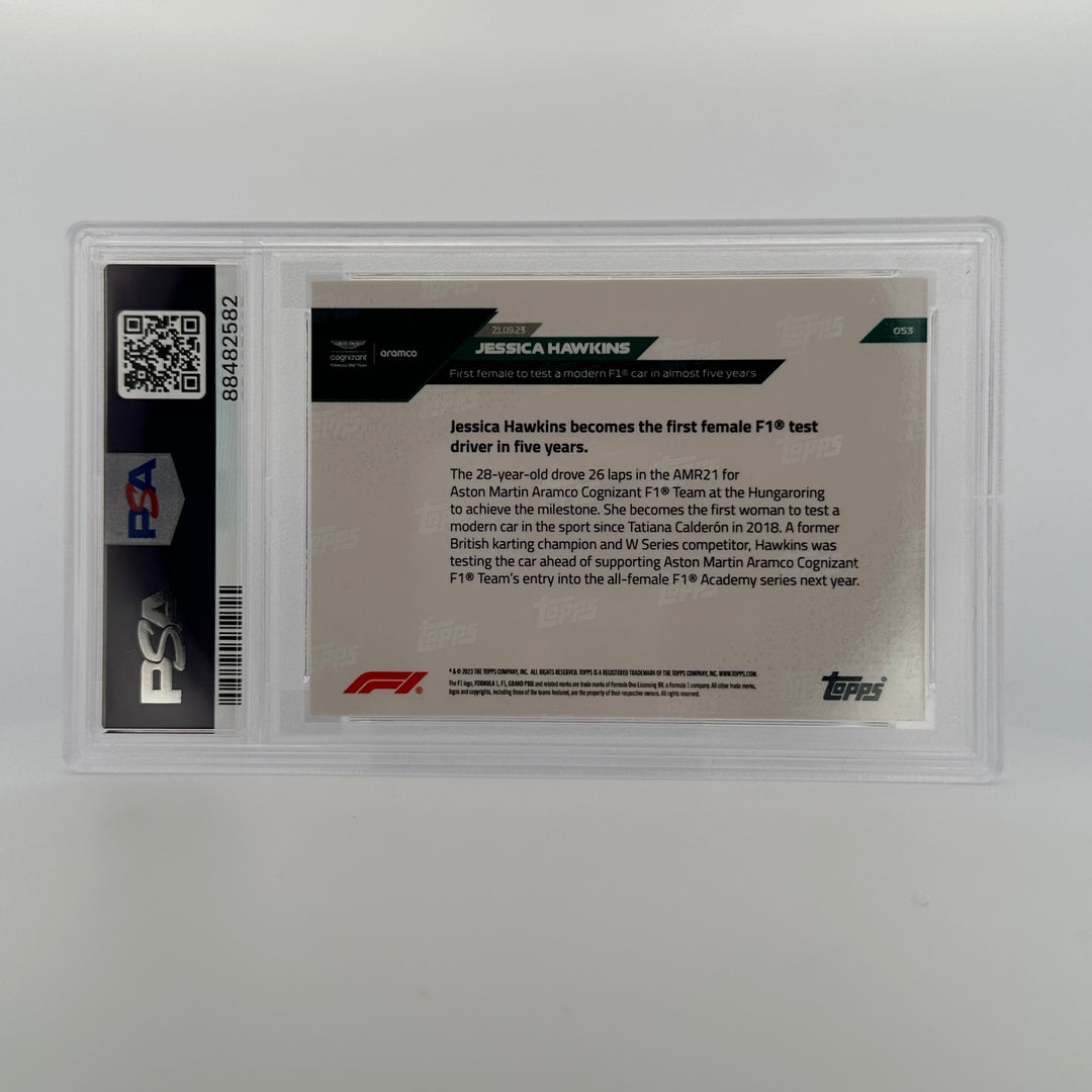 1/1 Jessica Hawkins #53 - Gold - 2023 Topps Now - PSA 10