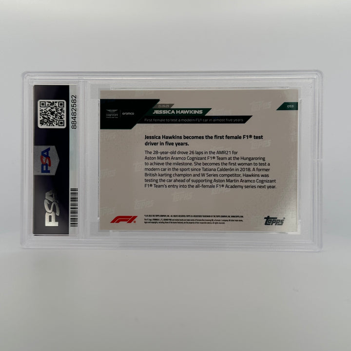 1/1 Jessica Hawkins #53 - Gold - 2023 Topps Now - PSA 10