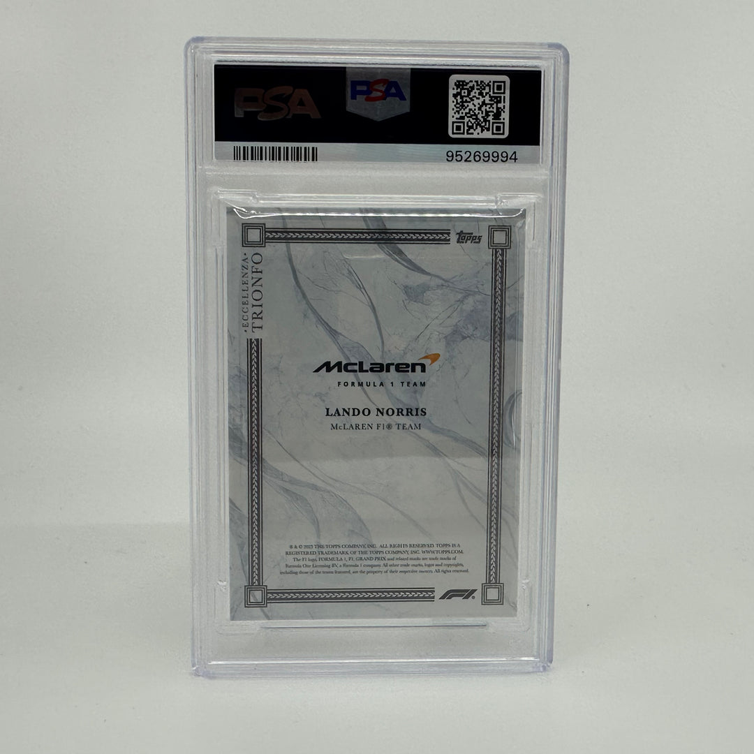 PSA 9 - 67/75 Lando Norris - Gray - 2023 Eccellenza Trionfo