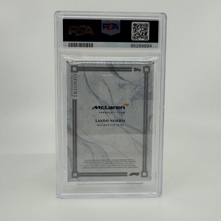 PSA 9 - 67/75 Lando Norris - Gray - 2023 Eccellenza Trionfo