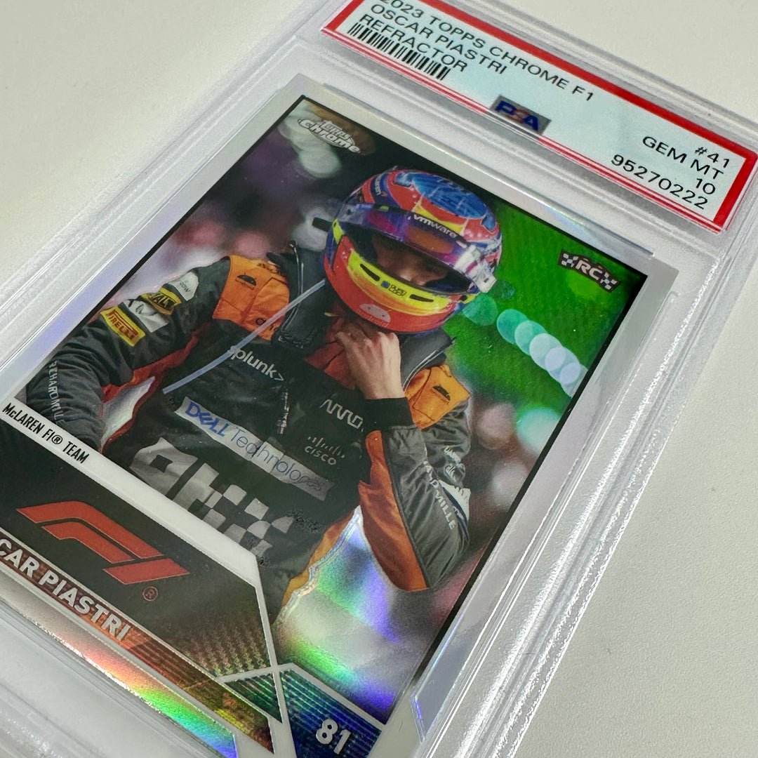 PSA 10 - Oscar Piastri #41 - Refractor - 2023 Topps Chrome
