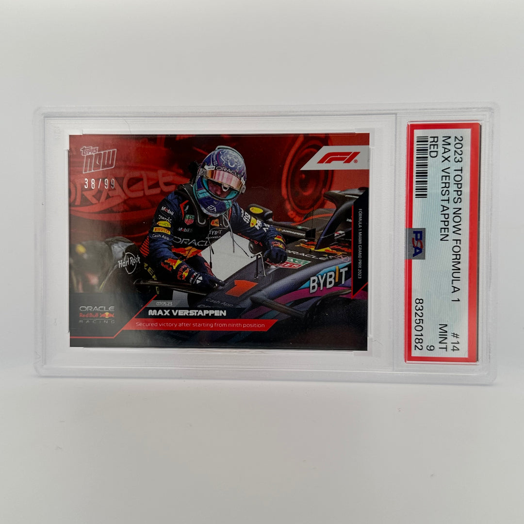 PSA 9 - Max Verstappen #14 - Red