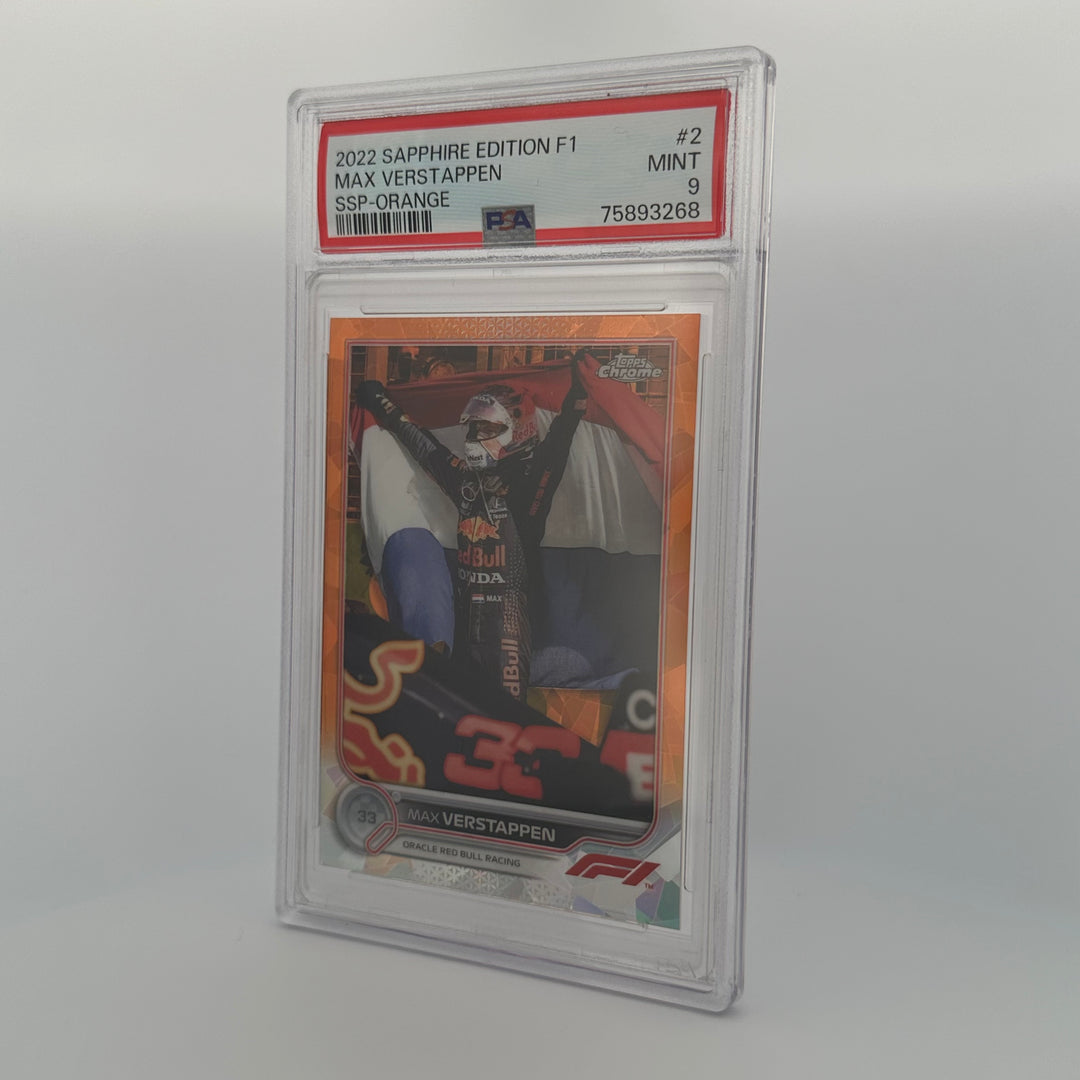 PSA 9 - 17/25 - MAX VERSTAPPEN #2 - SAPPHIRE EDITION - SSP - ORANGE