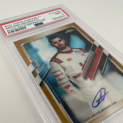 PSA 9 - 35/50 - ANTONIO GIOVINAZZI #CAAGO - AUTO GOLD REFRACTOR