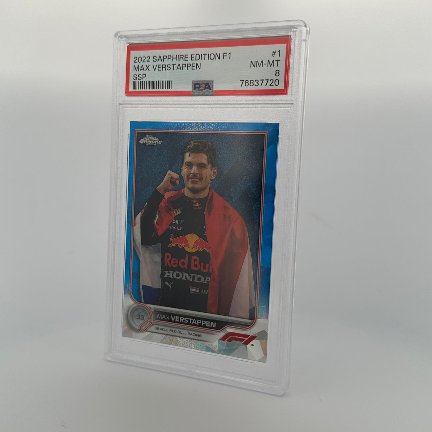 PSA 8 - MAX VERSTAPPEN #1 - SAPPHIRE EDITION - SSP
