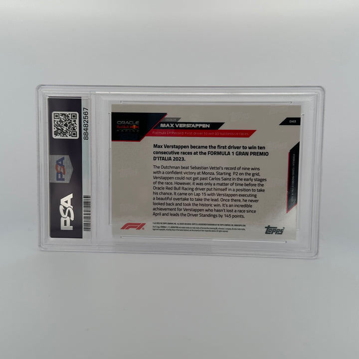 PSA 9 - 94/99 - Max Verstappen #43 - Red