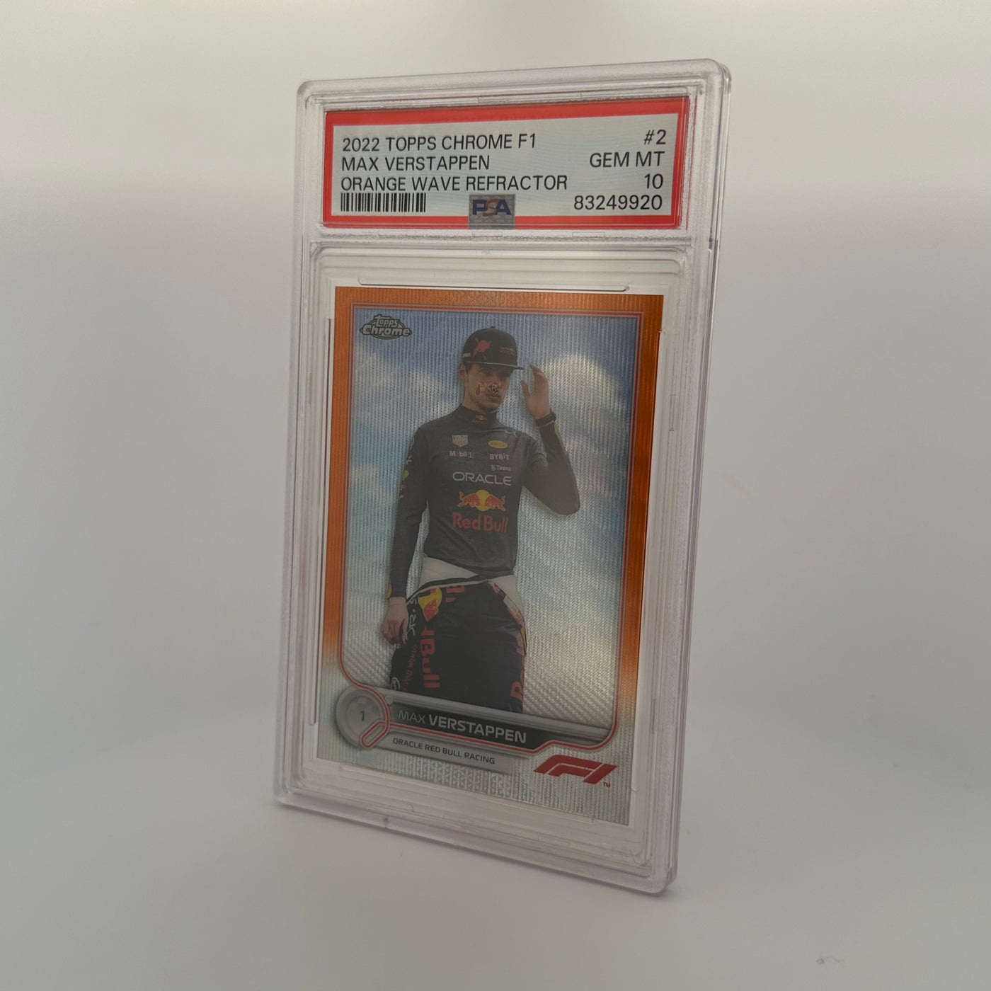 PSA 10 - 23/25 - Max Verstappen #2 - Orange Wave Refractor