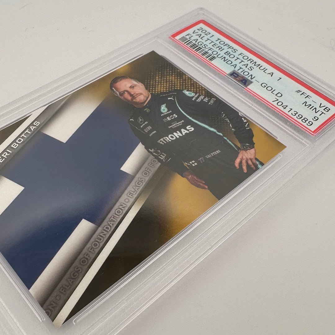 Ff Vb PSA 9 - 47/50 Valtteri Bottas #FF-VB - Flags Of Foundation - Gold ...