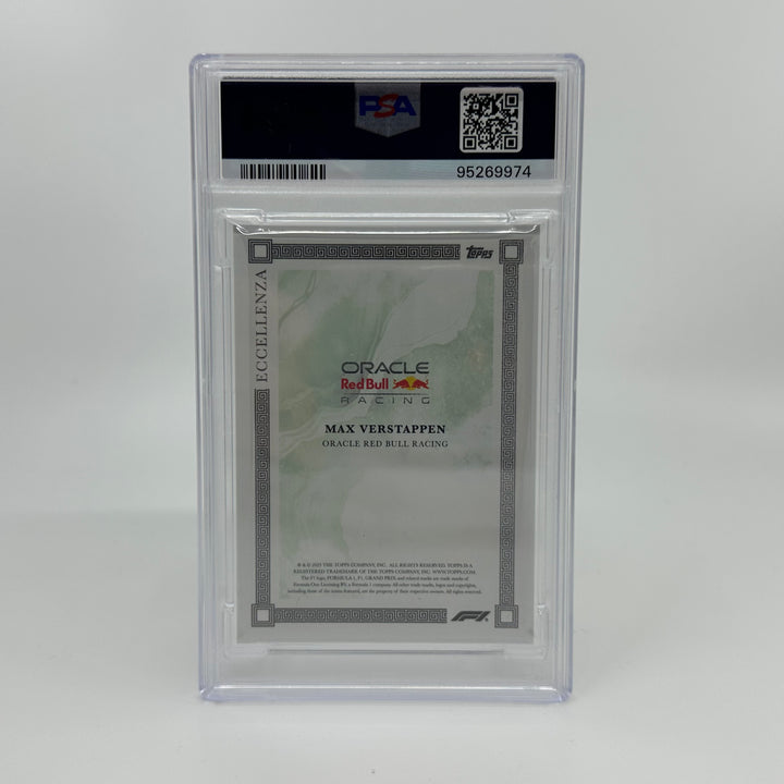 PSA 8 - 58/99 - Max Verstappen - Green - 2023 Eccellenza