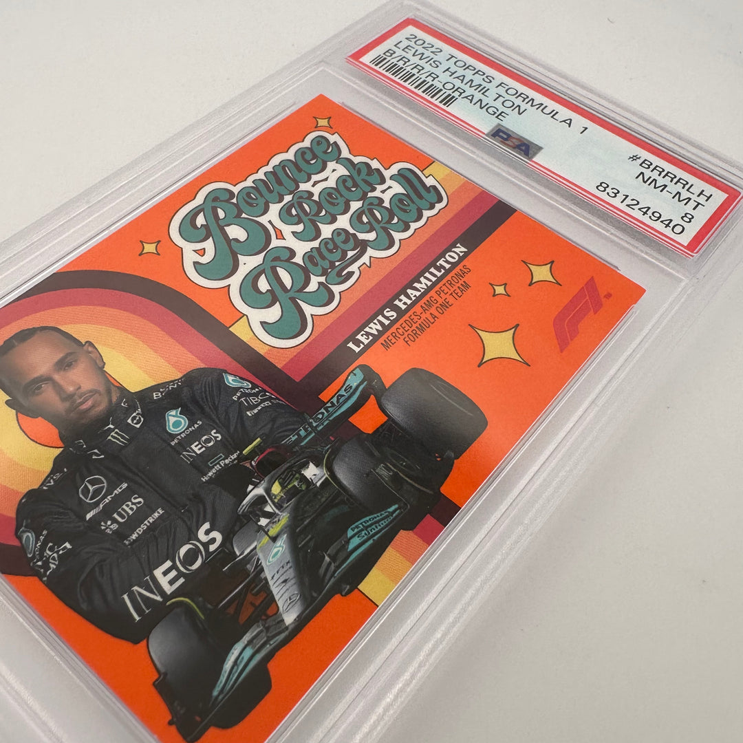 PSA 8 - 19/25 - Lewis Hamilton #BRRRLH - Orange