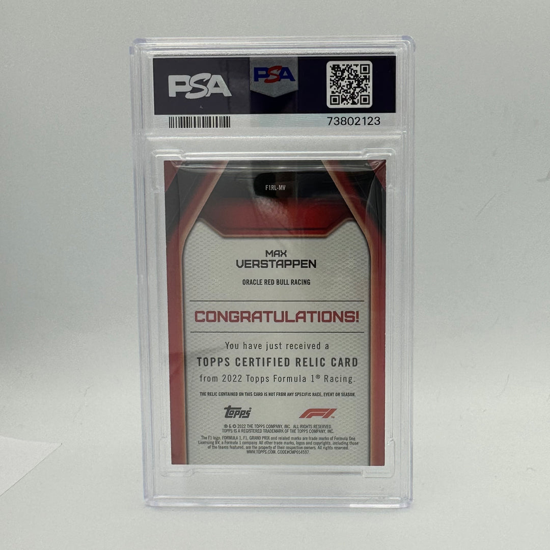 PSA 8 -  MAXVERSTAPPEN #F1RLMV - Relic Card