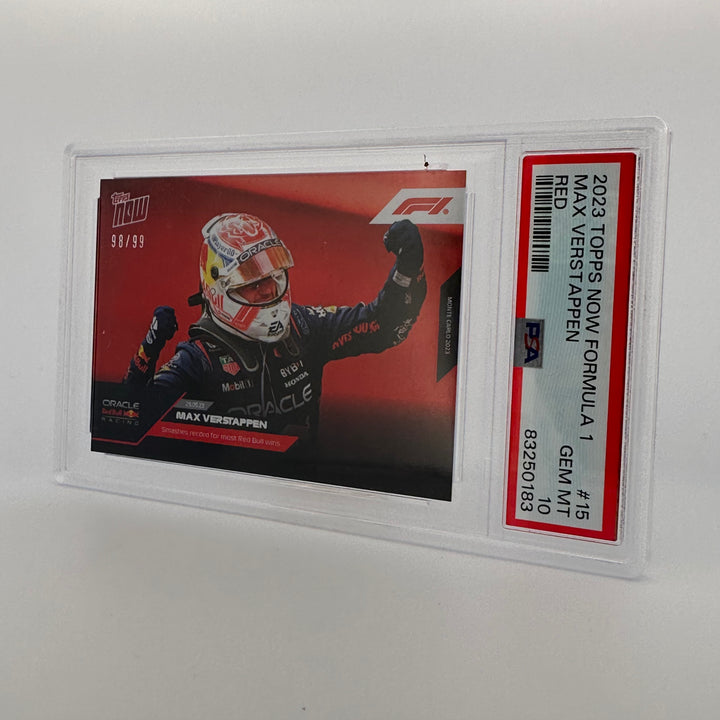 PSA 10 - 98/99 - Max Verstappen #15 - Red