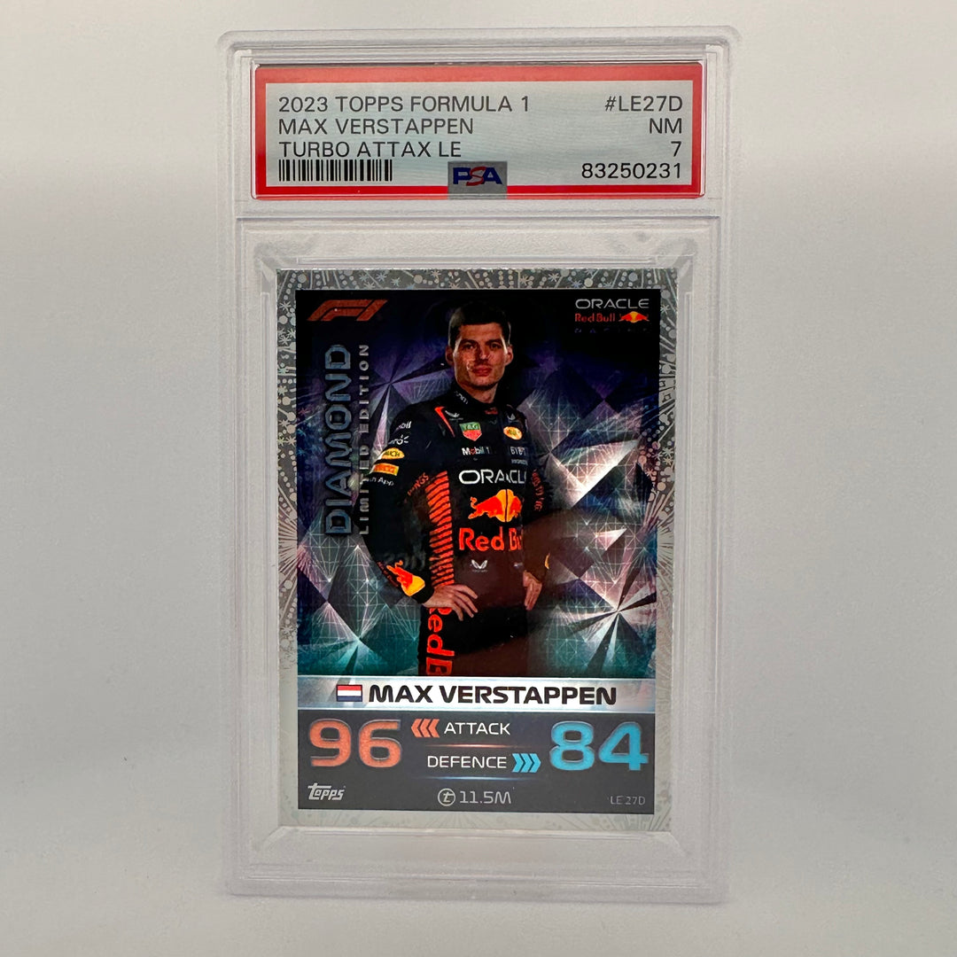 PSA 7 - Max Verstappen #LE27D - Diamond - Limited Edition