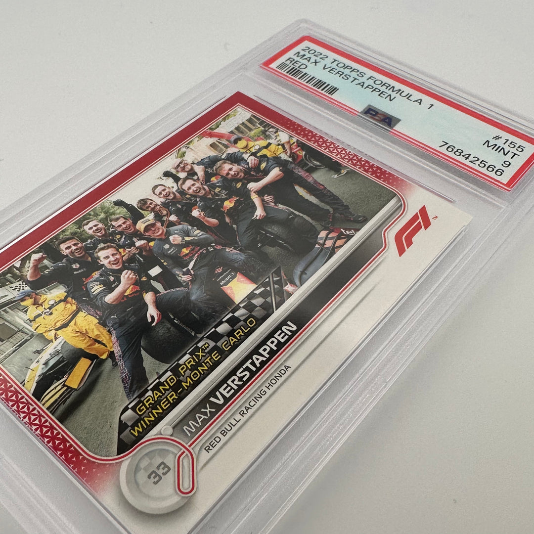 PSA 9 - 1/5 - MAX VERSTAPPEN #155 - RED