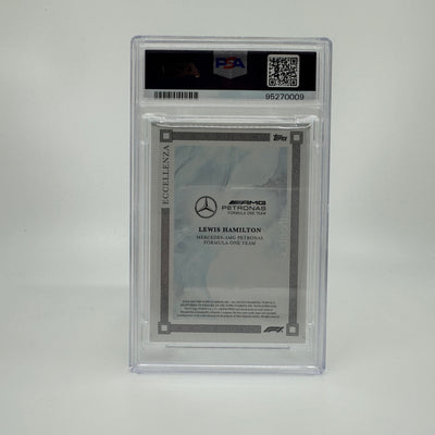 PSA 8 - 23/49 Lewis Hamilton - Blue - 2023 Eccellenza