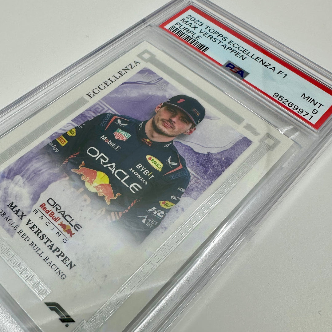 PSA 9 - 13/25 - Max Verstappen - Purple - 2023 Eccellenza